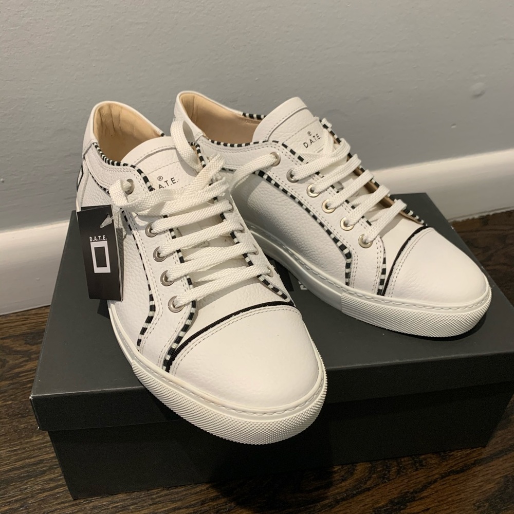 White fashion sneakers